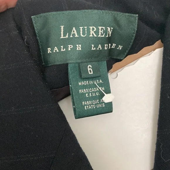 Ralph Lauren Vintage 80’s  Wool Blazer Navy Color Size Medium - Picture 9 of 10